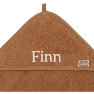 Jollein - Badcape Badstof - Caramel - met Naam