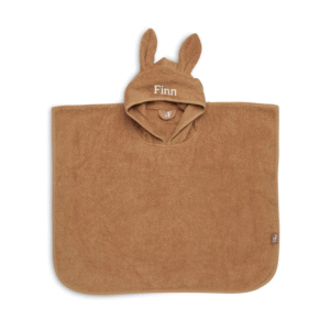 Jollein - Bath Poncho - Caramel - with Name