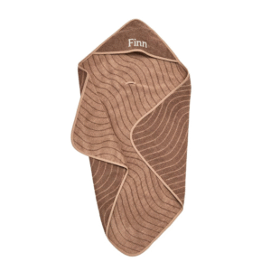 Leander - Hoodie Matty™ - Badhanddoek met Capuchon - Woodland - Clay - met Naam