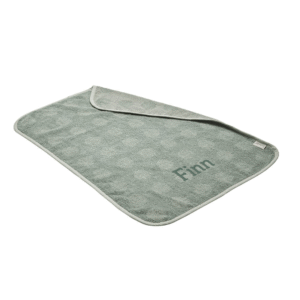 Leander - Topper for Changing Mat - Matty™ - Dots - Sage Green - with Name