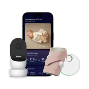 Owlet - Dream Sock & Cam 2 Bundle - Dusty Rose - 0-18 Months