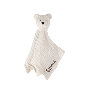 Sebra - Knuffeldoekje - Beary the Polarbear - met Naam