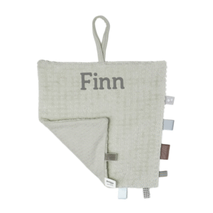 Snoozebaby Amsterdam - Knuffeldoek Sweet Dreaming - Mystic Mint - met Naam