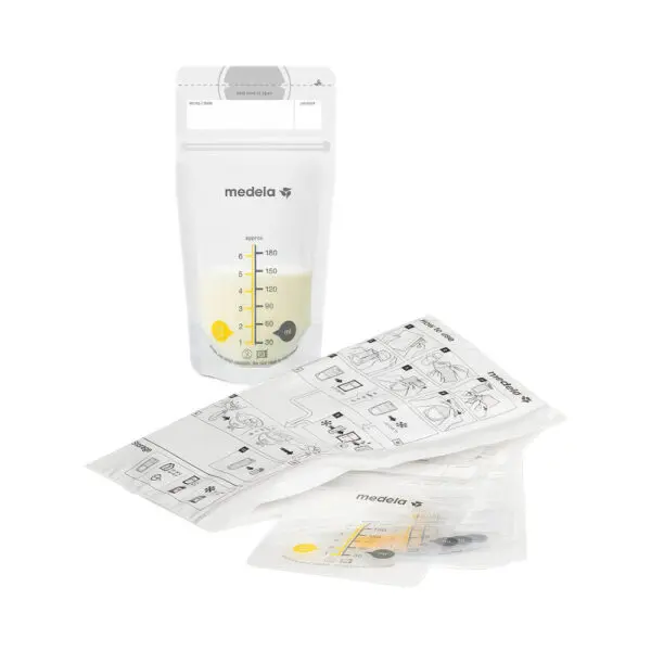Medela - Breast Milk Storage Bags with Pour Spout - 210 ml - 25 pcs