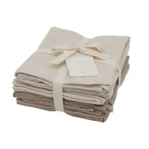 We Are Bitte - Muslin cloths - 4-pack - Light Sand / Clay