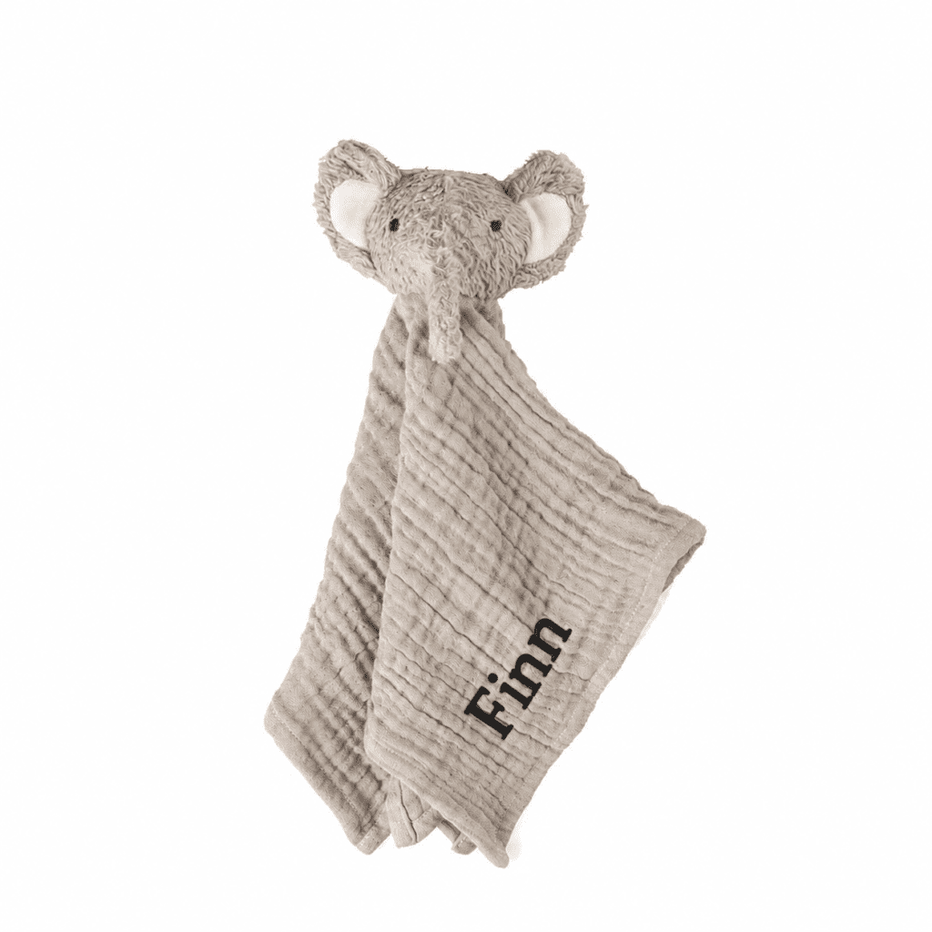 Sebra - Comfort Blanket - Finley the Elephant - with Name