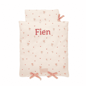 Cam Cam Copenhagen - Doll's Bedding Set - Bows - with Name
