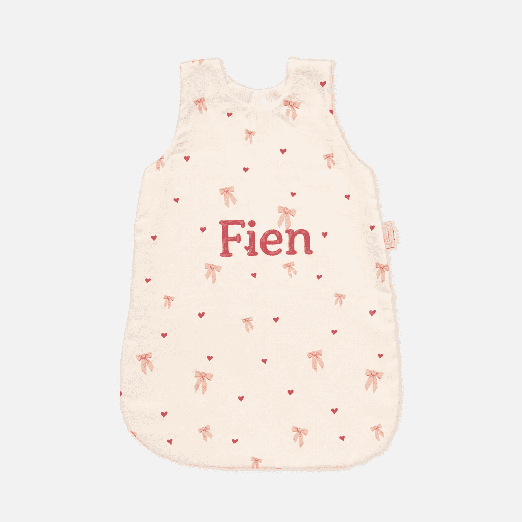Cam Cam Copenhagen - Puppen Schlafsack - Schleifen - mit Name
