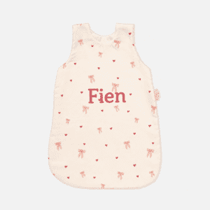 Cam Cam Copenhagen - Doll's Sleeping Bag - Bows - with Name