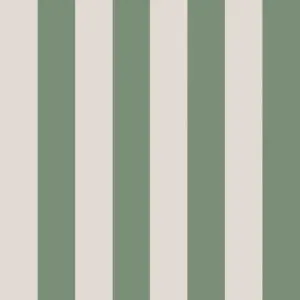 Dekornik - Wallpaper - Portofino Stripes Green