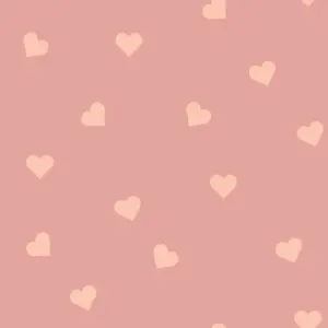 Dekornik - Wallpaper - Hearts Peach On Pink