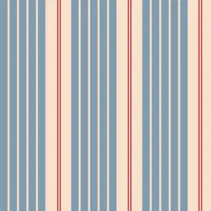 Dekornik - Wallpaper - Stripes Classic Blue