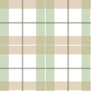 Dekornik - Wallpaper - Check Maxi Beige Green