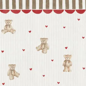 Dekornik - Wallpaper - Teddy Bear With Ornament