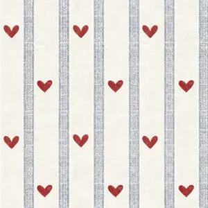 Dekornik - Wallpaper - Hearts And Stripes Morning