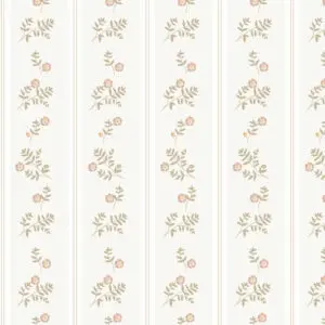 Dekornik - Wallpaper - French Cottage Flowers Beige