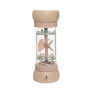 Jollein - Wooden Rain Rattle - Lovely Birds