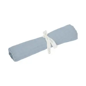 Little Dutch - Swaddle Muslin - Pure Denim Blue - 120 x 120 cm