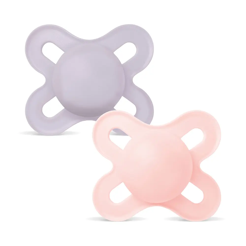 MAM - Schnuller Original Start 0-2m plain pink - 2 Stk.