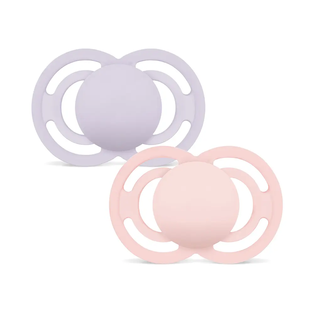 MAM - Schnuller Perfect 6-16m plain pink - 2 Stk.