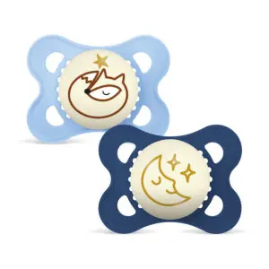 MAM - Pacifier - Original Night 0-6m blue - 2 pcs