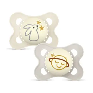 MAM - Pacifier - Original Night 0-6m neutral - 2 pcs
