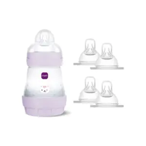 Mam - Easy Start Anti-Colic Babybottle Pink 160 ml + 2x Teat Size 1