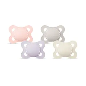Mam - Pacifier Original Plain - 0-6m - Pink/Beige