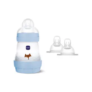 Mam - Easy Start Anti-Colic Babybottle Blue 160 ml + Bottle Teat Size 1