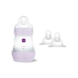 Mam - Easy Start Anti-Colic Babybottle Pink 160 ml + Bottle Teat Size 1
