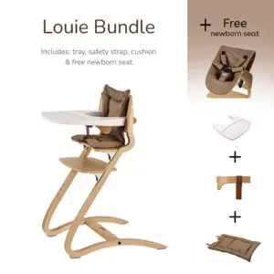 Leander - Louie Highchair Bundle - Oak
