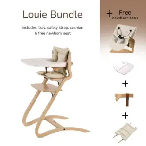 Leander - Louie Highchair Bundle - Beech
