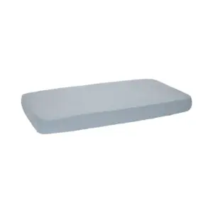 Little Dutch - Fitted Cot Sheet - Pure Denim Blue - 60 x 120 cm
