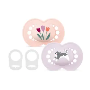 MAM - Pacifier - Original 16+ pink - 2 pcs + 2 clips