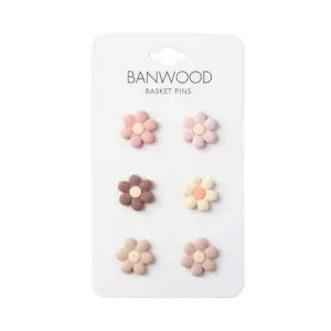 Banwood - Basket Pins - Flowers