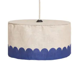 Nobodinoz - Linnen Hanglampenkap - Vibes - 40 cm - Blauw