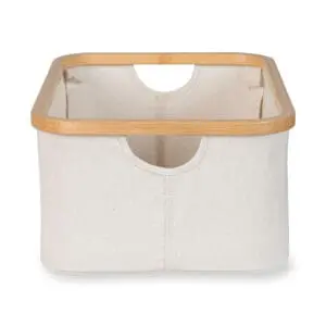 Quax - Aufbewahrungskorb - Wickeltisch - 45 x 30 cm Beige-Naturel