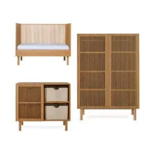 Quax - 3-piece Nursery - Hai No Ki - Natural Ash