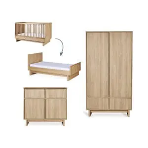 Quax - 3-piece Nursery - Kyo - Honey Ash