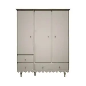 Wood Luck Design - Chest of Three Drawers - Babushka - Olive
