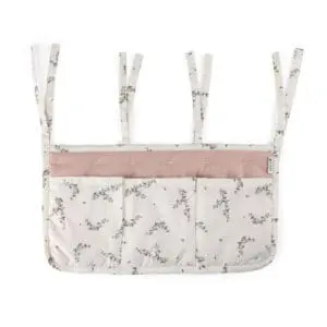 Sebra - 3-Pocket Nursery Organizer - Powder Blossom