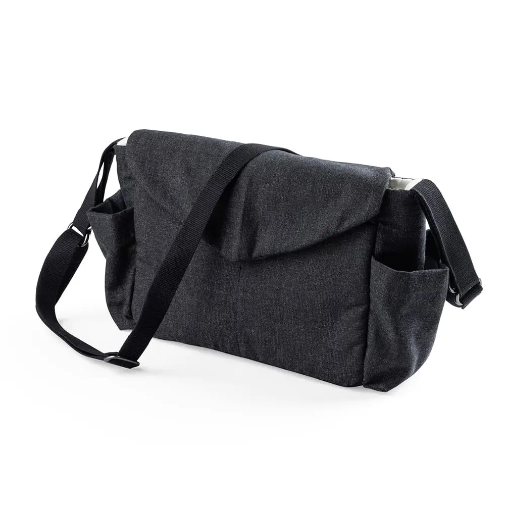 Sebra - On-the-go Mini Diaper Bag - Dark Grey Melange