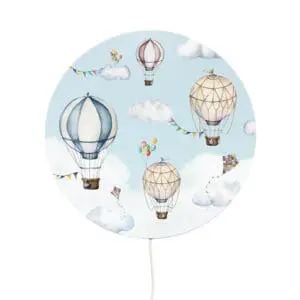 Oliver Robins - Ronde wandlamp - Balloons Bonanza