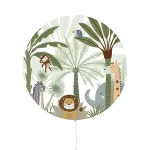 Oliver Robins - Ronde wandlamp - Jungle Joy