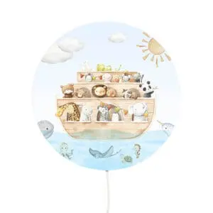 Oliver Robins - Ronde wandlamp - Noah’s Journey