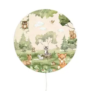 Oliver Robins - Ronde wandlamp - Woodland Joy