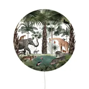 Kikki Belle - Ronde wandlamp - Animal Kingdom