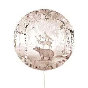 Kikki Belle - Ronde wandlamp - Bear King