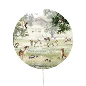 Kikki Belle - Ronde wandlamp - Forest Fun
