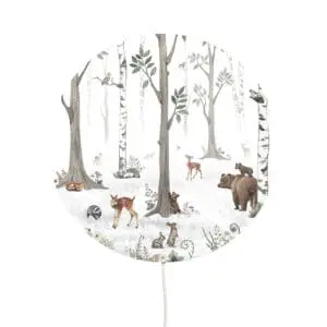 Kikki Belle - Ronde wandlamp - White Forest